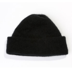 Hat in Merino Possum - Black