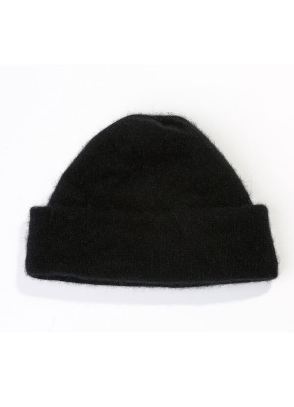 Hat in Merino Possum - Black