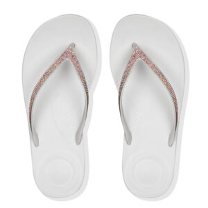 FitFlop iQushion™ Sparkle – Urban White